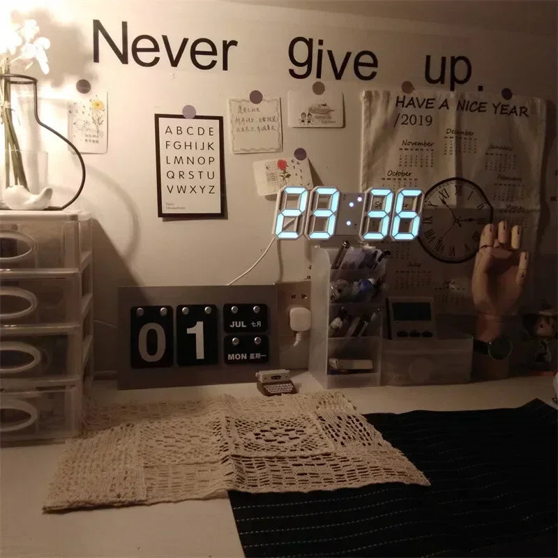 Modern Glow Clock